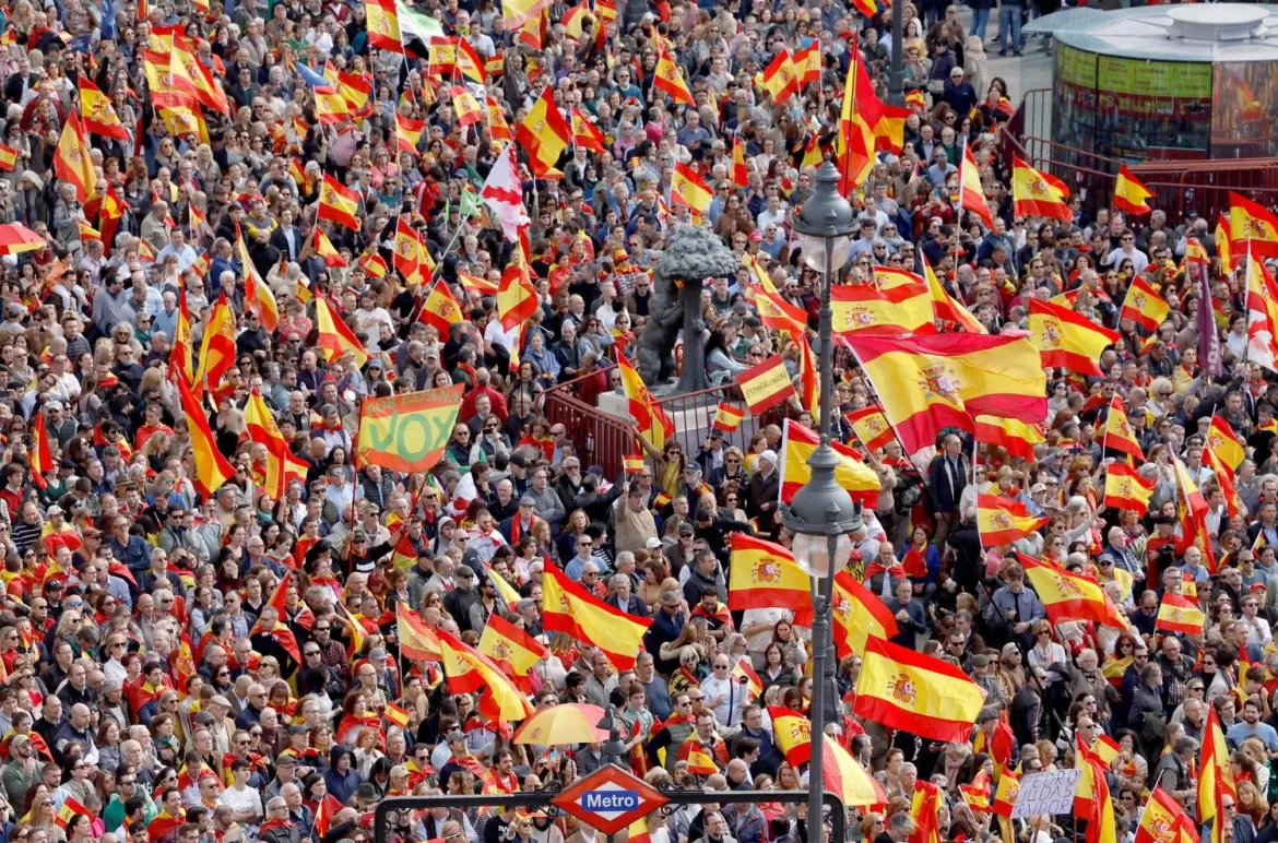 spain catalonia politics demonstration